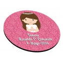 Posavasos de tela redondo
