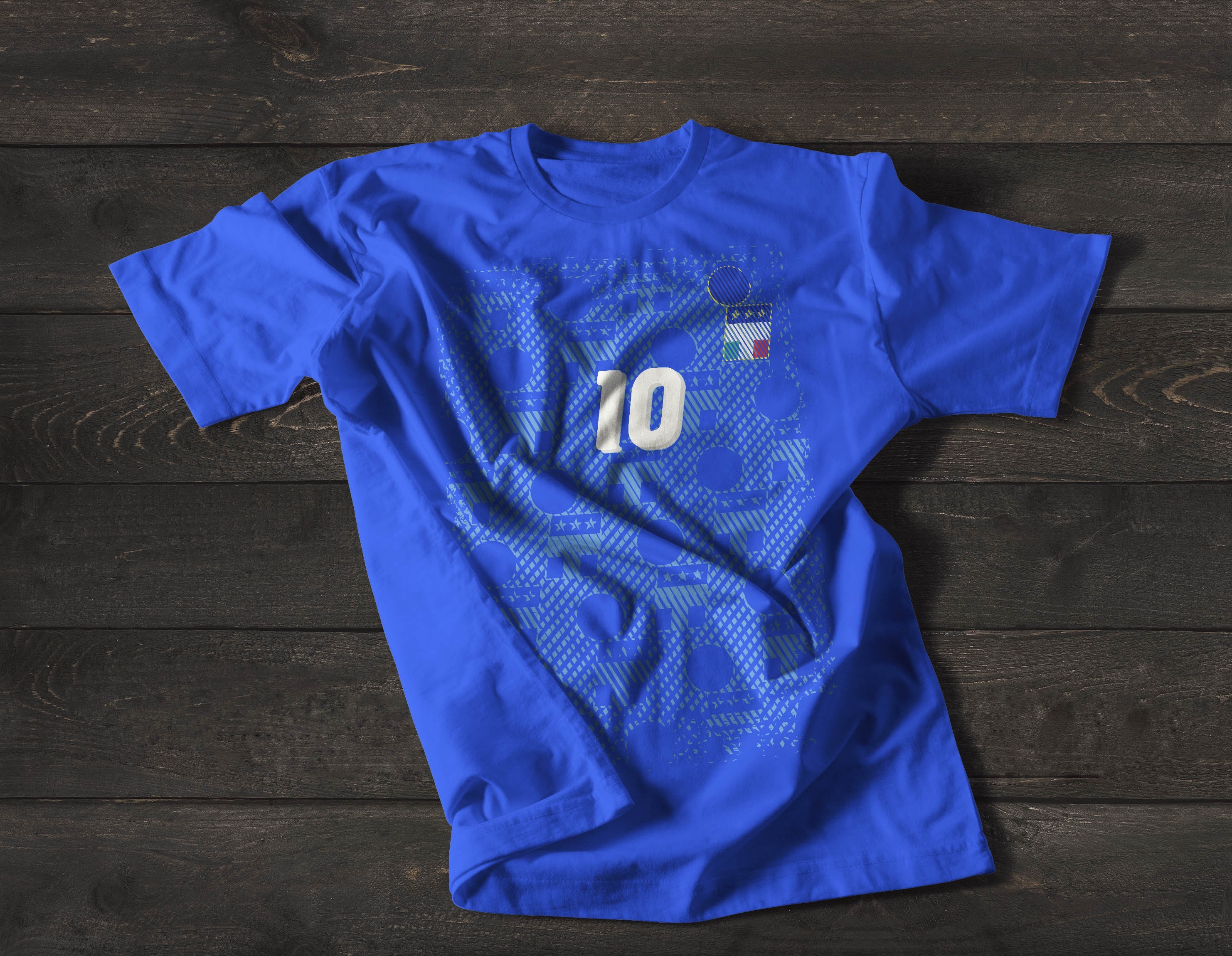 Camiseta retro Italia Mundial 1982
