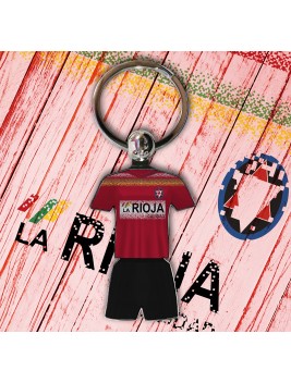 Llavero Retro Futbol Logroño 89 Red