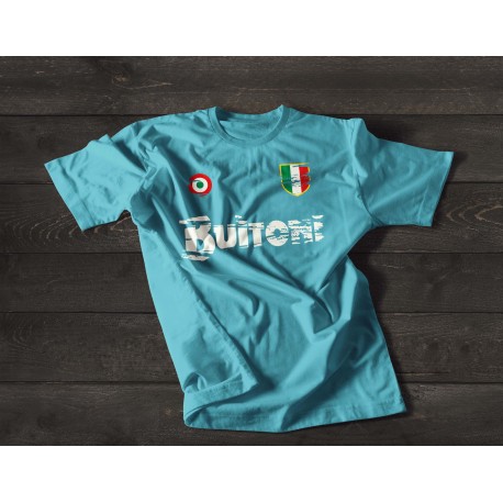 Camiseta Retro Napoli Blue