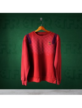Sudadera Retro Barcelona Red