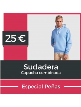 Sudadera Capucha Combinada