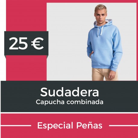 Sudadera Capucha Combinada