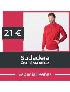 Sudadera Cremallera Unisex
