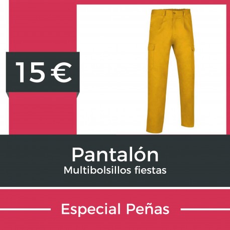 Pantalón Multibolsillo Fiestas