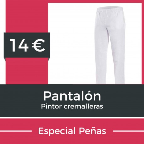 Pantalon pintor cremalleras