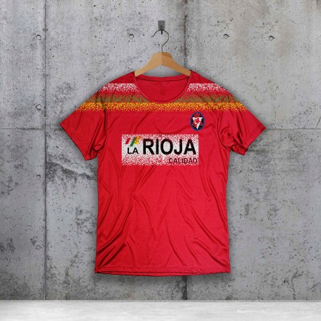 Camiseta Retro Logroño 89 Away Red Sport Line