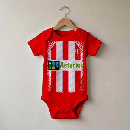 Body Bebé Retro Fútbol Gijón 95 Home