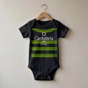 Body bebé Retro Fútbol Santander 98 Black
