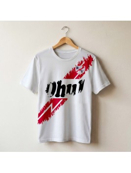 Camiseta Retro Rayo White