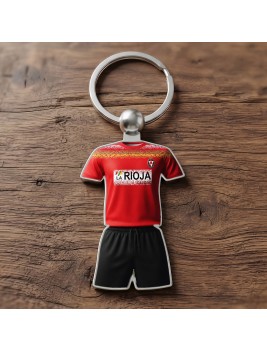 Llavero Retro Futbol Logroño 89 Red