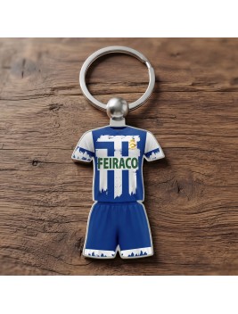 Llavero Retro Futbol Depor Blue