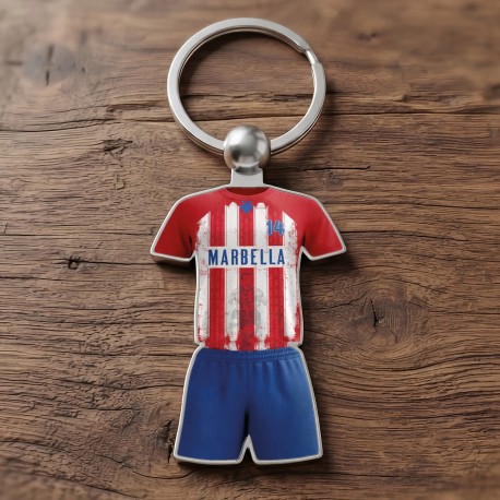 Llavero Retro Futbol Neptuno Tributo SImeone